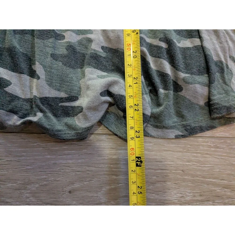 Play by Little Sleepies Dress Green Camo Camoflauge Stars Bamboo Girls 4T - Picture 5 of 6